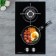 Hon surface Delvento V30N20S011, gas, 2 burners, black