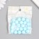 Beads for creativity plastic "Directly blue" matte d = 1.2 cm set 20 g