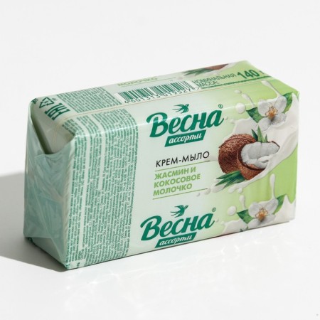 Toilet soap spring, assorted jasmine and coconut milk, 140 g