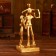 Souvenir "Family" aluminum 12.7x12.7x30.5 cm (gold coating)