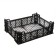 The box is universal, plastic, 40 × 30 × 13 cm, black, markup