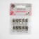 Automatic lock for metal zippers, No. 3, 10 pcs, Nickel color