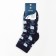 Women's terry socks "bears", dark blue color, size 23-25