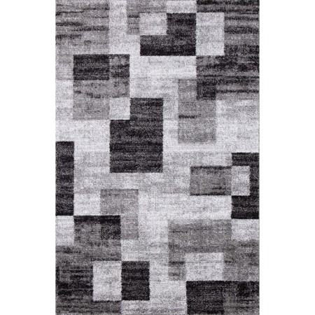 Rectangular carpet Merinos Platinum, size 100x200 cm, Gray color-1