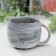 Ceramic mug "is nowhere better", 350 ml, the color is gray
