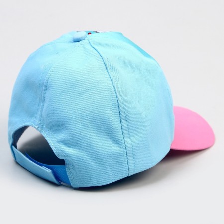 Baby cap for GRL PWR girl, blue color, rr. 52-54-5