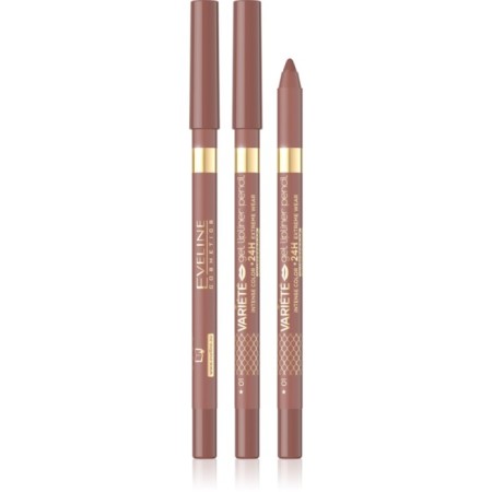 Lip pencil Eveline Variété Gel, gel, waterproof, matte, tone 01 nude