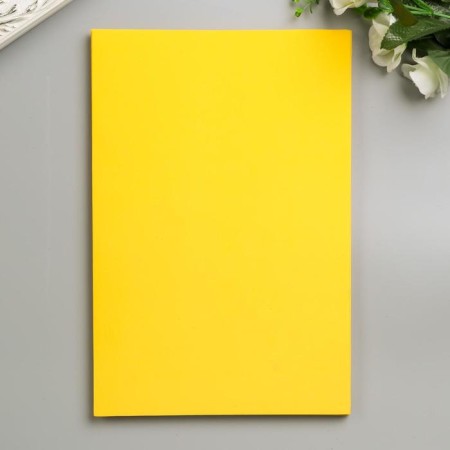 Foamiran "mustard" 2 mm (set of 5 sheets) A4 format format-3