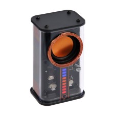 Portable column K07, 5 watts, transparent, 500 mAh, backlight, black