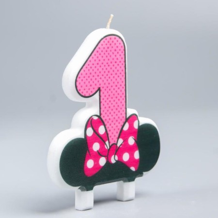 Candle for the cake "Figure 1", Minnia Mouse-2