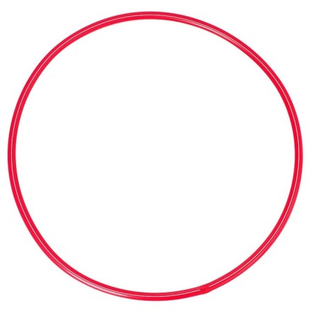 Hoop, diameter 60 cm, red color