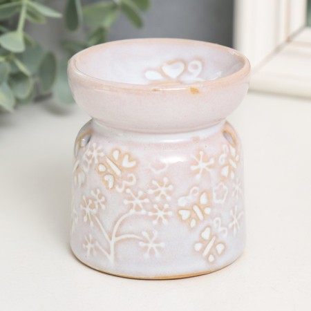 Aroma lamp ceramics "Butterflies" mix 8.5x7x7 cm
