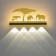 Sconces "Elephants" LED 4000K 12W gold 38x20x4cm