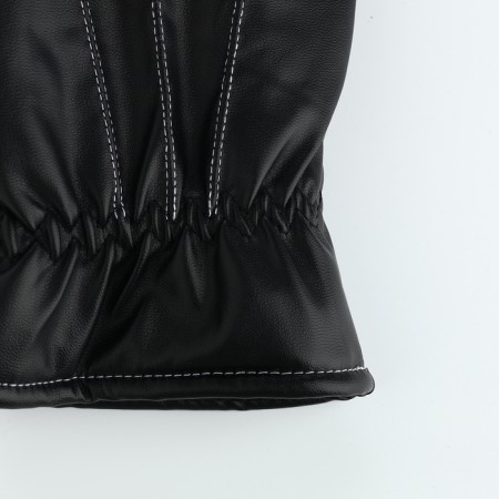 Gloves male, dimensionless, with insulation, black color-2