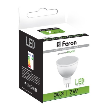 LED LED Feron, 7 W, G5.3, 4000 K, day white-2