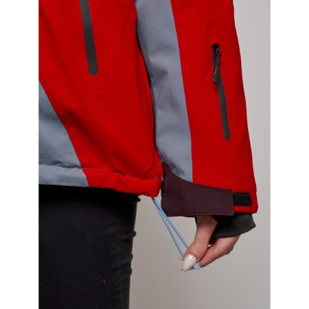 Ski suit female, size 60, red color-10