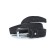 Children's belt, genuine leather, 2 size 100x3x30 cm, black