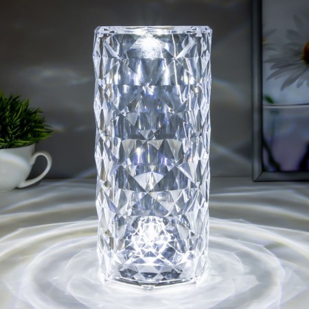 Table lamp "Crystal Castle" LED 1W 4000K USB sensory 9x9x21.5 cm Risalux-4