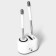 Savanna's savanna brush brush for the toilet brush, white color