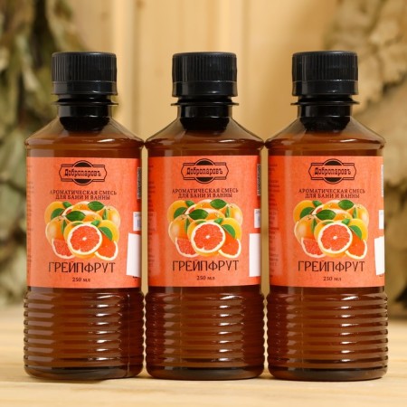A set of flavorings for a bath 3 pcs "grapefruit" for 250 ml