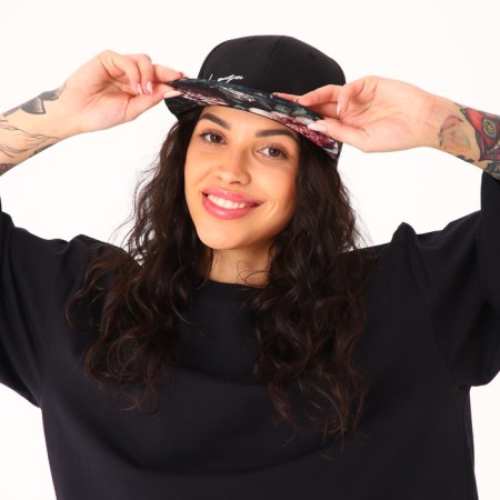 Women's cap with straight visor BE Unique, Black Rr. 56 color-5