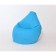 The pear-bag is large, diameter 90 cm, height 135 cm, turquoise color
