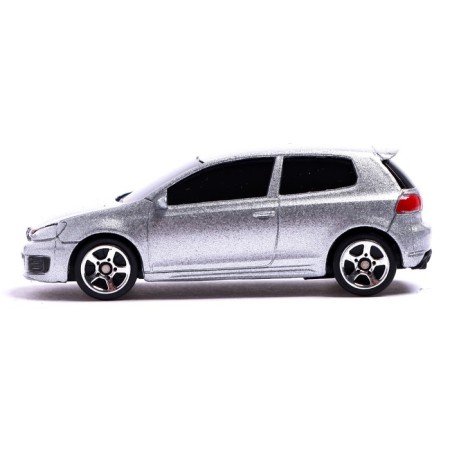 Metal Metal Volkswagen Golf GTI, 1:64, silver color-1