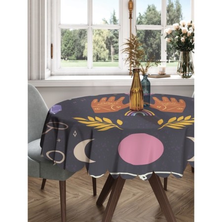 Photo scatter round, size 150x150 cm, Saten