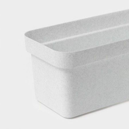 Balcony box for “eco”, 40 cm, 8 l, color light granite-1