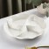 Menzhitsa ceramic 4 cells "Airiousness", 24 × 3.5 cm, white color