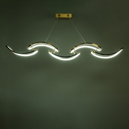 Lamp with PDD "Jenny" LED 80W 3000-6000k gold 140x18.5x12-112 cm-8