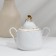 Bomond Tea Porcelain Service, 14 objects: kettle 1 liter, 6 cups 220 ml, 6 saucer d = 14 sm, sugar tower 400 ml