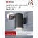 Street lamp In Home NBU Line-1XA60-BL, IP65, under the 1XA60, E27 lamp, black