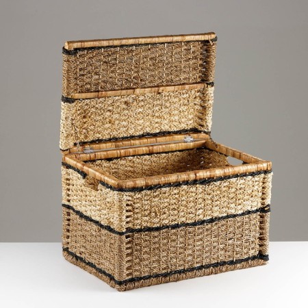 Wicker basket, 60x40x40 cm, algae, corn sheet-6