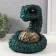 New Year's piggy bank "Snake Gummi" 22 x 16 x 18 cm, emerald