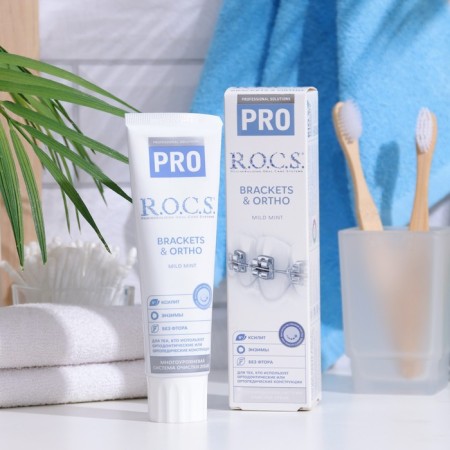 Toothpaste R.O.C.S. Pro Brackets & Ortho, 135 g