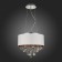 Suspension lamp ST LUCE. SL1350.503.04. Lacchia. 4x40 watts, E14, 40x40 cm, chromium color