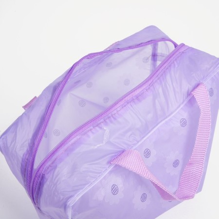 Lightning cosmetic bag, lilac color-2