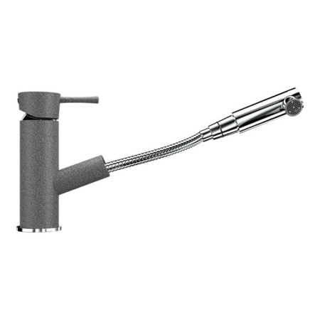 Kitchen mixer Ulgran U009-309, dark gray color