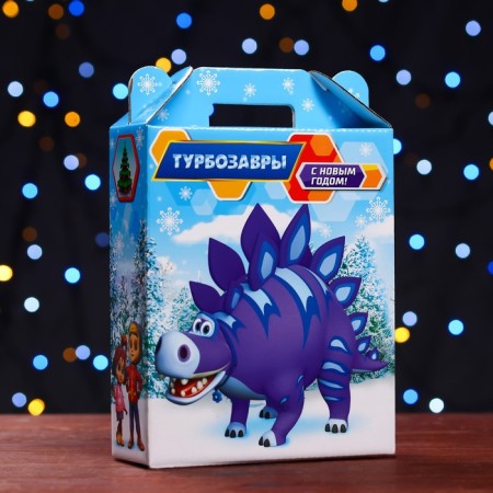 Gift box "Turbosaurs", a gift, 16.8 x 6.8 x 20.9 cm