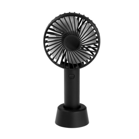 Portable fan Luazon Lof-02, 3 speeds, 800 mAh, black-1