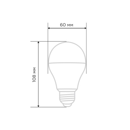 LED LED pear A60 15.5W E27 1473LM 6500K Cold light Rexant-2