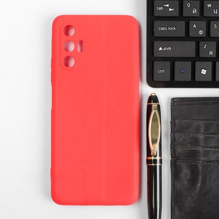 Red Line Ultimate cover for Tecno Pova 3, Silicone, Red