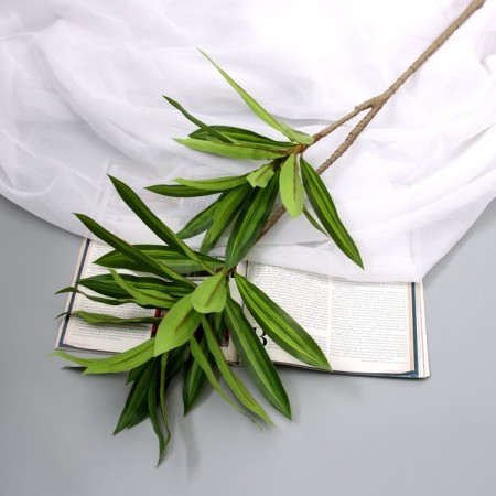 Flowers artificial "Palma homemade luxury strip" 83 cm, green