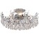 Sofia 6XE14 ceiling chandelier 40W, size 50x50x25 cm, chromium color