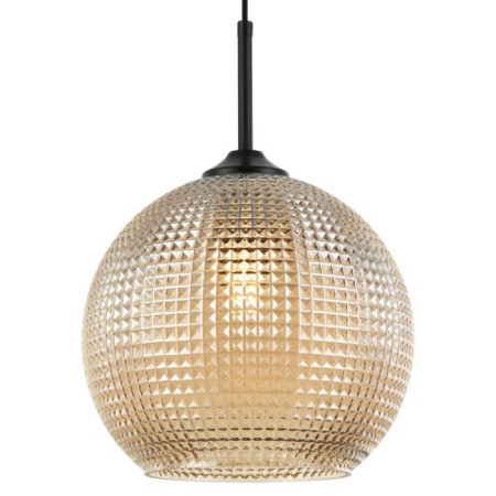 Suspension lamp Donna 1xe27 40W, size 24.5x24.5x36-150 cm, color gold-1