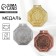 Prize medal "1 place", d = 5 cm., Golden color