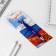 Handle Blue Blue Paste, plastic with a star "Congratulations!"