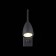 Wall lamp GU10, 1x3W, 6x24 cm, black color
