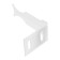 Masterproprof Radiator ID.030108, corner, universal, reinforced, white